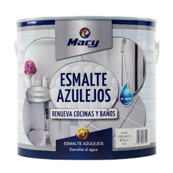 Esmaltes y pinturas sintéticas Base de Agua (Esmalte Azulejos) SATINADO