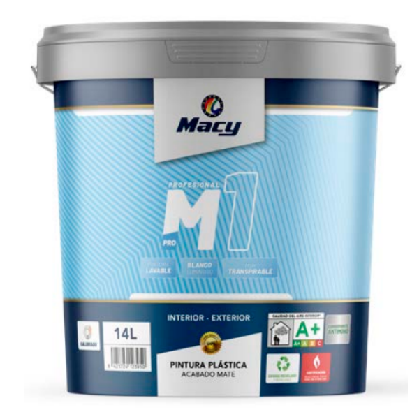 Pinturas plásticas (Acabado Mate) Mate M-1