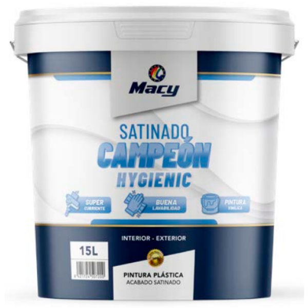 Pinturas plásticas (Acabado Satinado) Satinado Campeón Hygienic